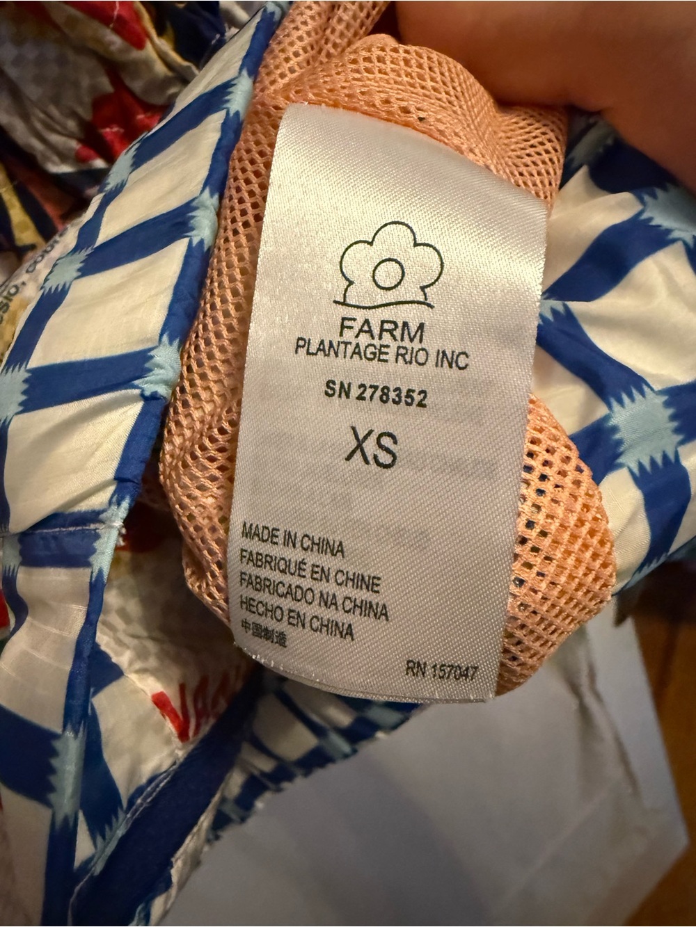 Farm Rio Colorful Printed Windbreaker Jacket - Picture 9 of 9